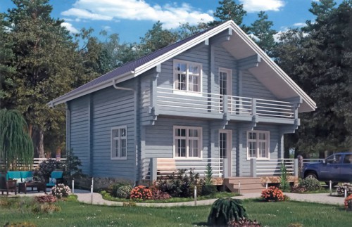 Деревянный коттедж ФАБ-112