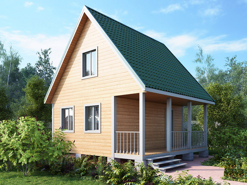 Загородный дом из бруса КА-118