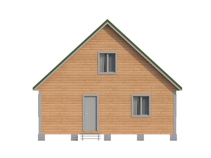 Уютный загородный дом из бруса КА-127