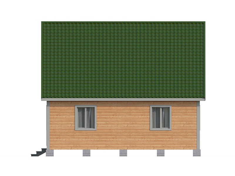 Уютный загородный дом из бруса КА-127