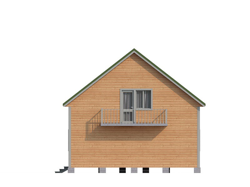 Деревянный коттедж из бруса КА-131