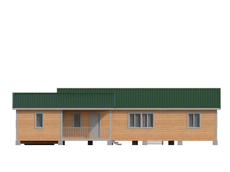 Одноэтажный дом с гаражом КА-128