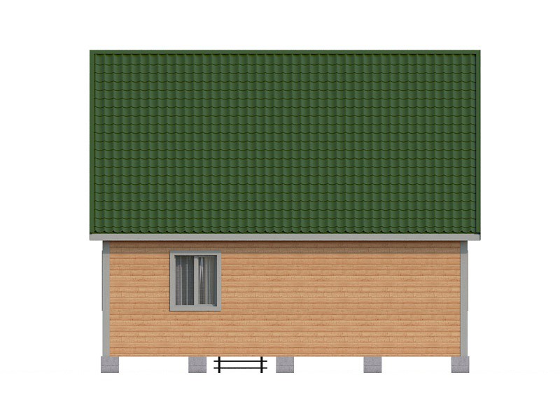 Аккуратный дачный дом из бруса КА-119