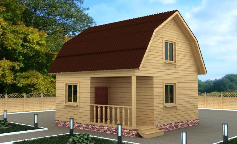 Классический дачный дом ДД-11