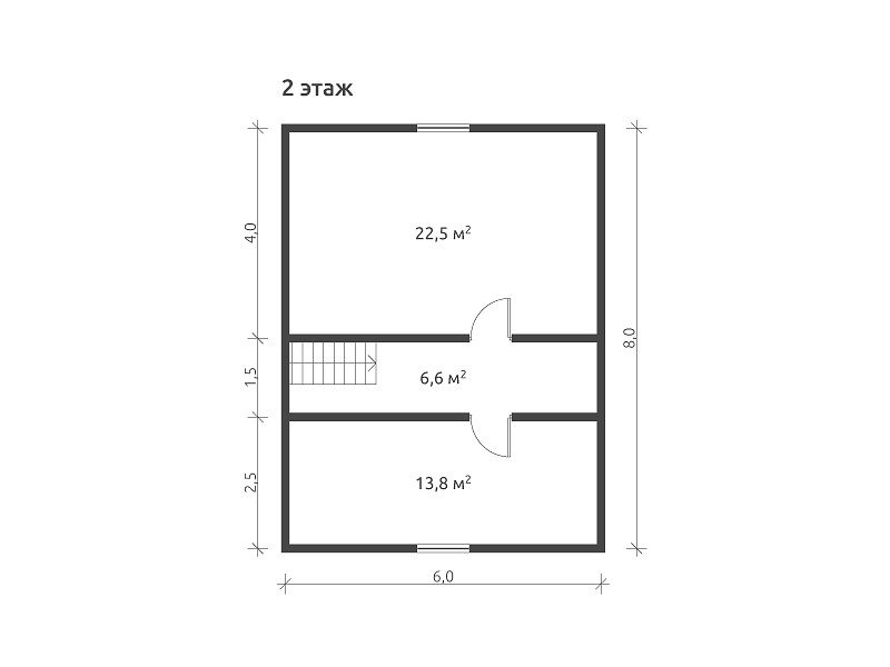 Уютный загородный дом из бруса КА-127