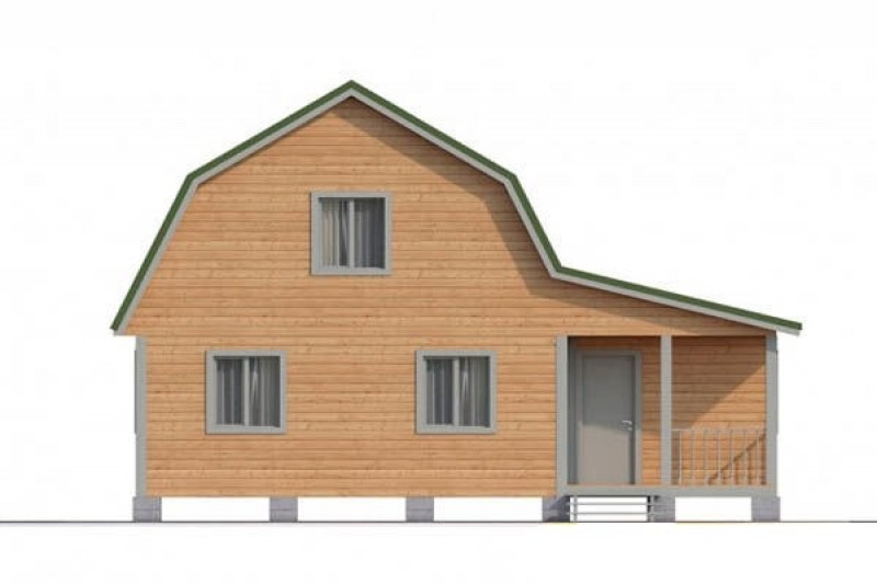 Загородный дом с пристройкой КА-121