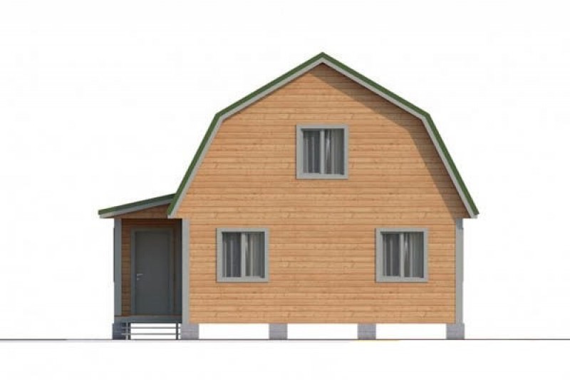 Деревянный дом из бруса КА-123