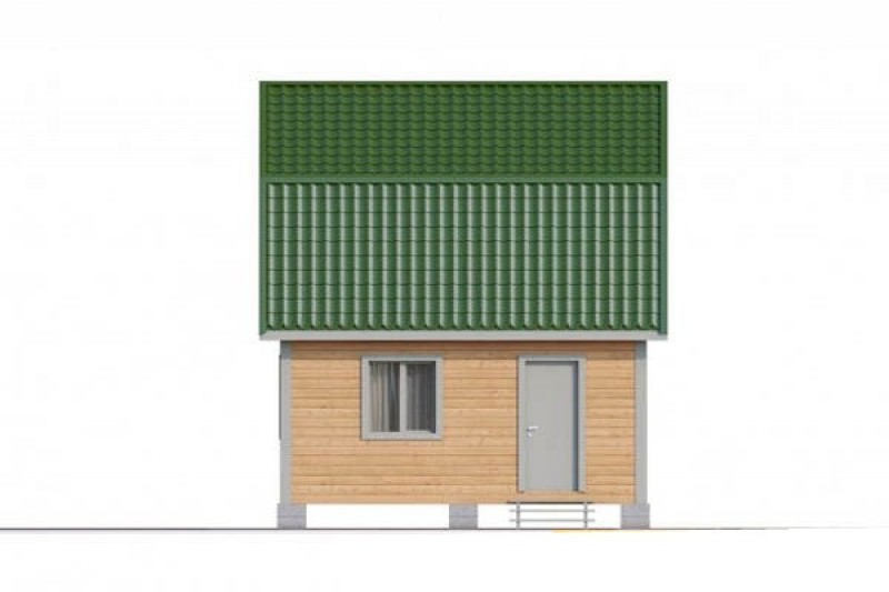 Небольшой коттедж из бруса КА-102