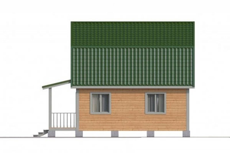 Двухэтажный дом из бруса КА-113