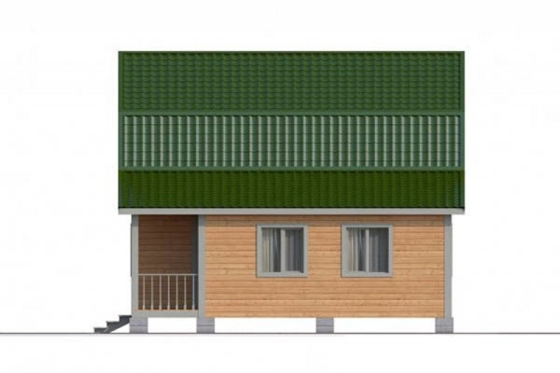 Загородный дом с пристройкой КА-121