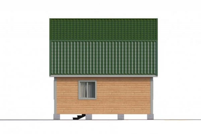 Деревянный дом из бруса КА-123