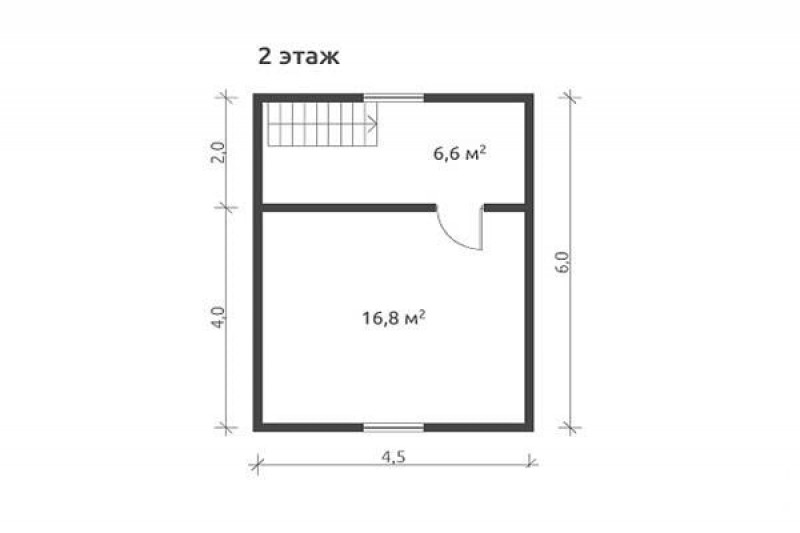Деревянный дом из бруса КА-123
