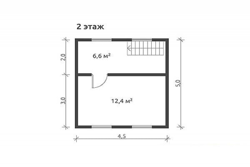 Дом из бруса с пристройкой КА-106