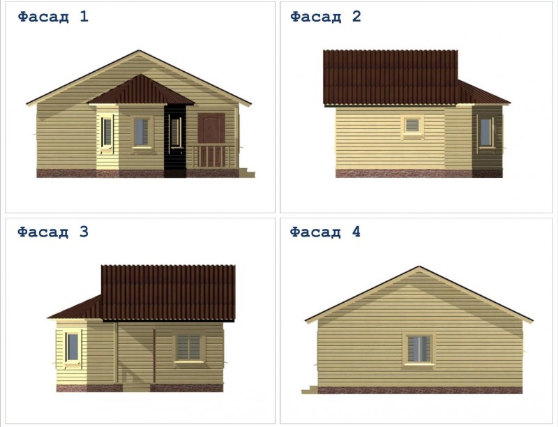 Баня из бруса ББ-16 7,5 на 4 метра