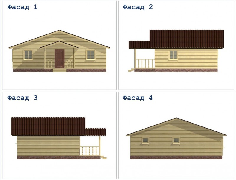 Баня из бруса ББ-20 6 на 9 метров