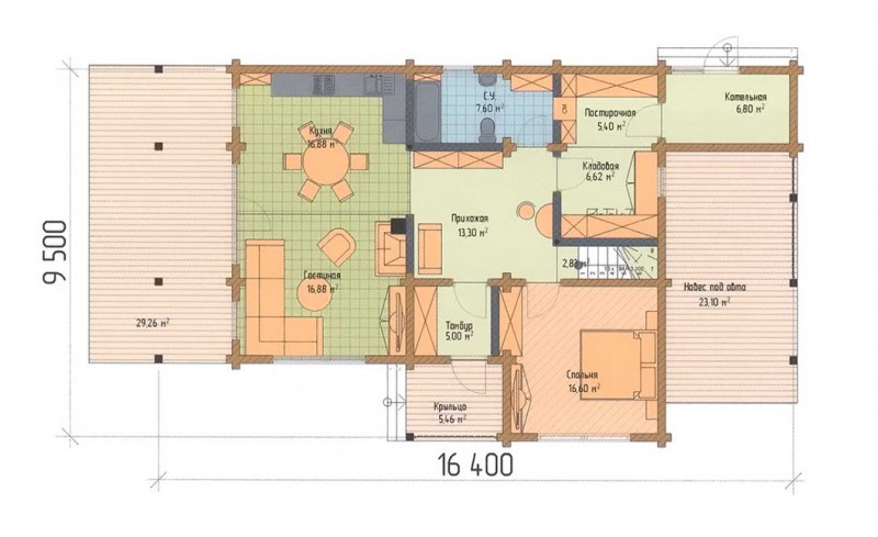Европейский коттедж ФАБ-119