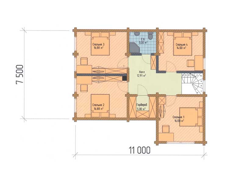 Европейский коттедж ФАБ-119