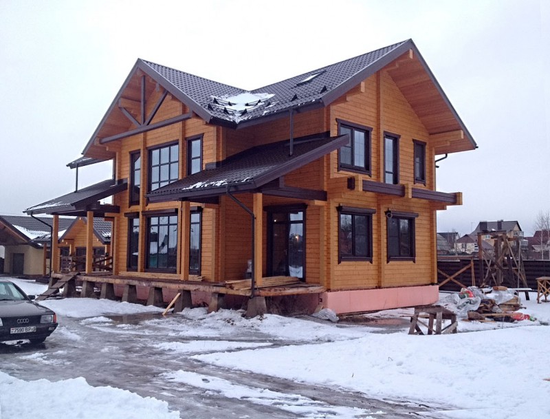 Деревянный коттедж ФАБ-121
