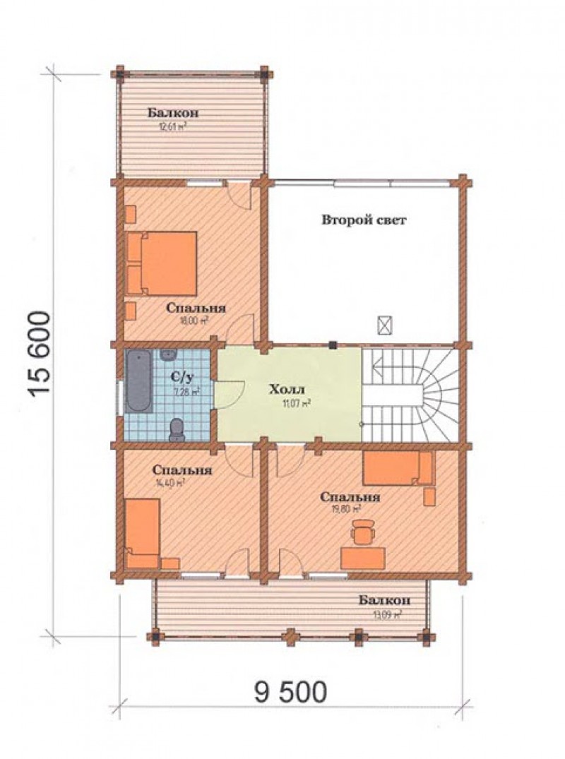 Деревянный дом ФАБ-122