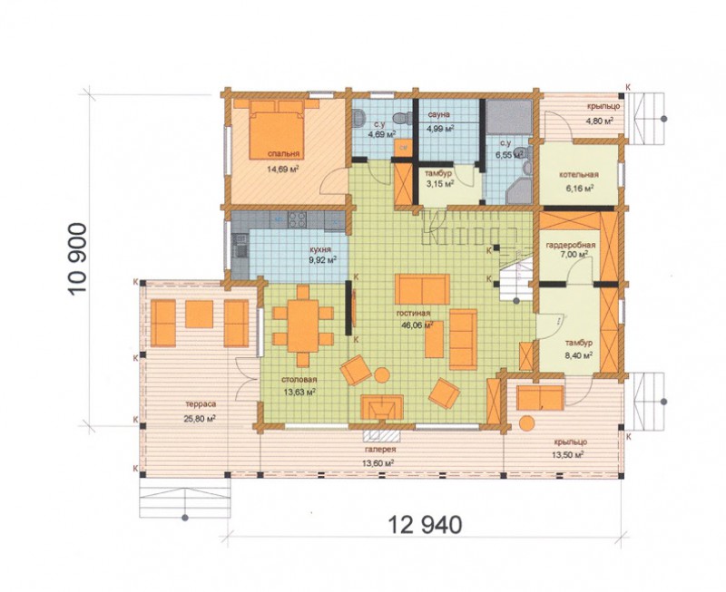 Загородный дом ФАБ-123