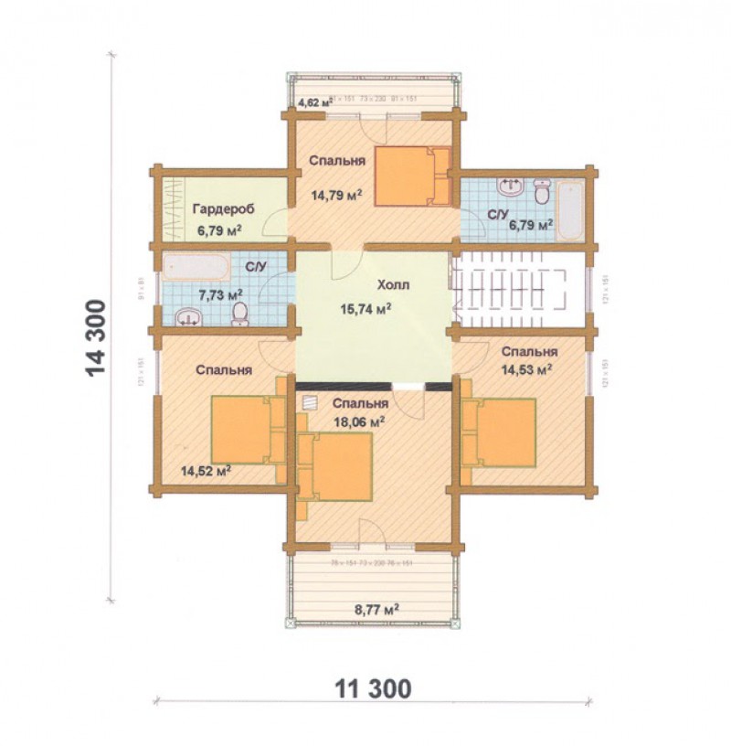 Коттедж ФАБ-124