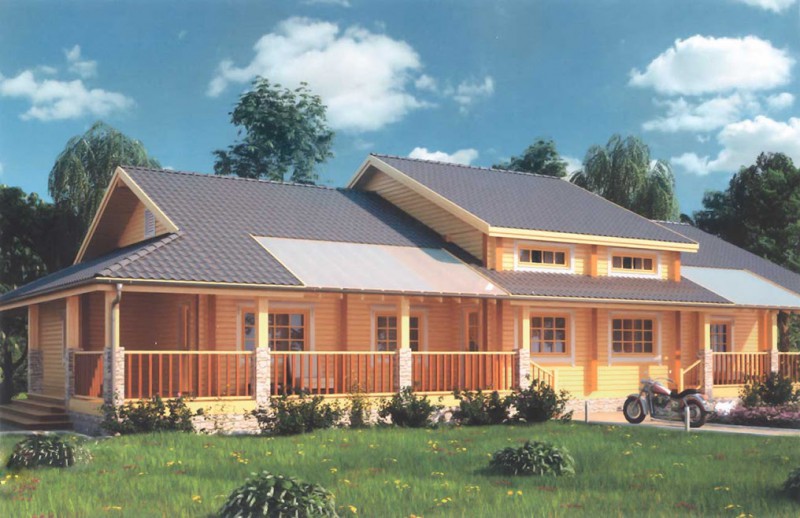 Загородный коттедж ФАБ-125