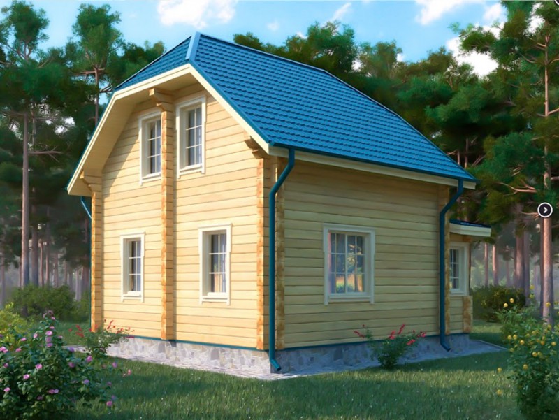 Деревянный коттедж ФАБ-104