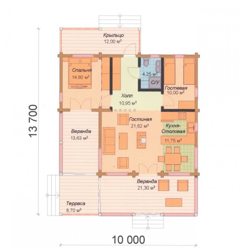 Роскошный дом ФАБ-106