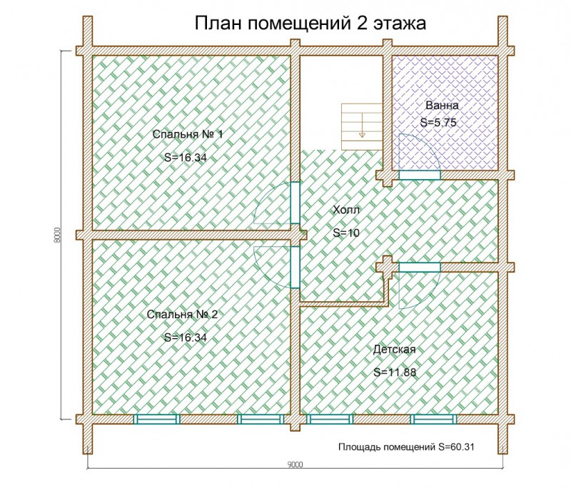 Деревянный дом ФАБ-109