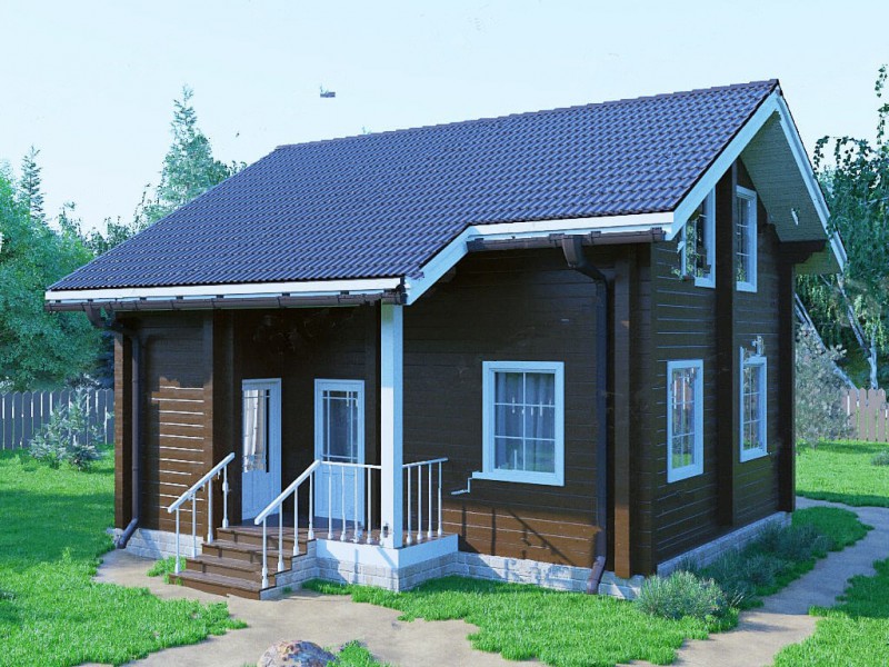 Недорогой дом из бруса БД-04