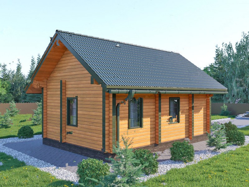 Дом из профилированного бруса БД-05