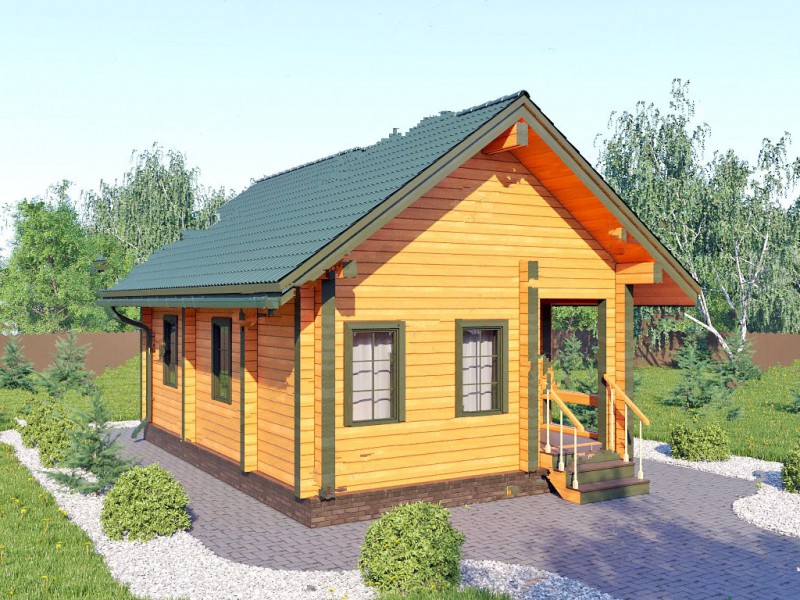 Дом из профилированного бруса БД-05