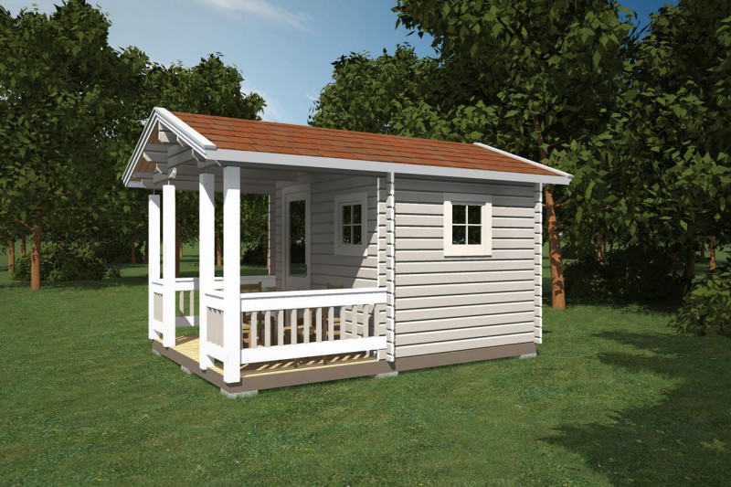 Летняя кухня с террасой ЛК-7