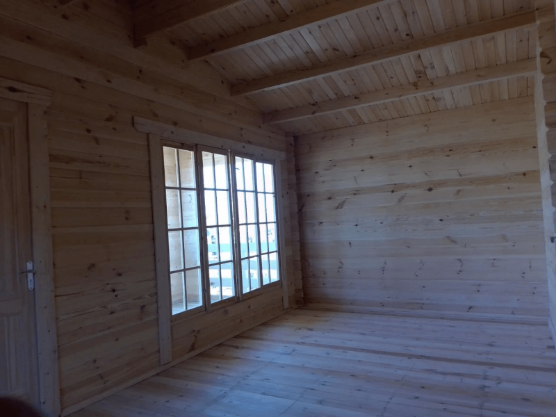 Летний дом из бруса СД-17 8×5.8м