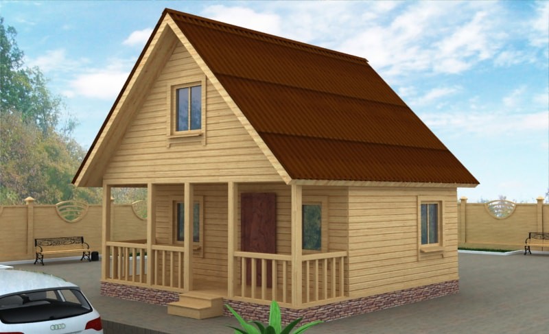 Уютный дачный дом ДД-10