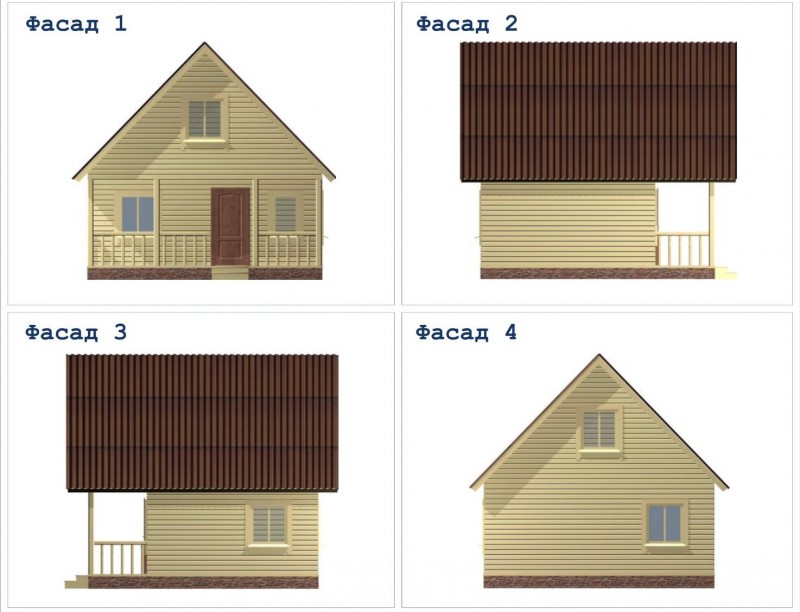 Уютный дачный дом ДД-10