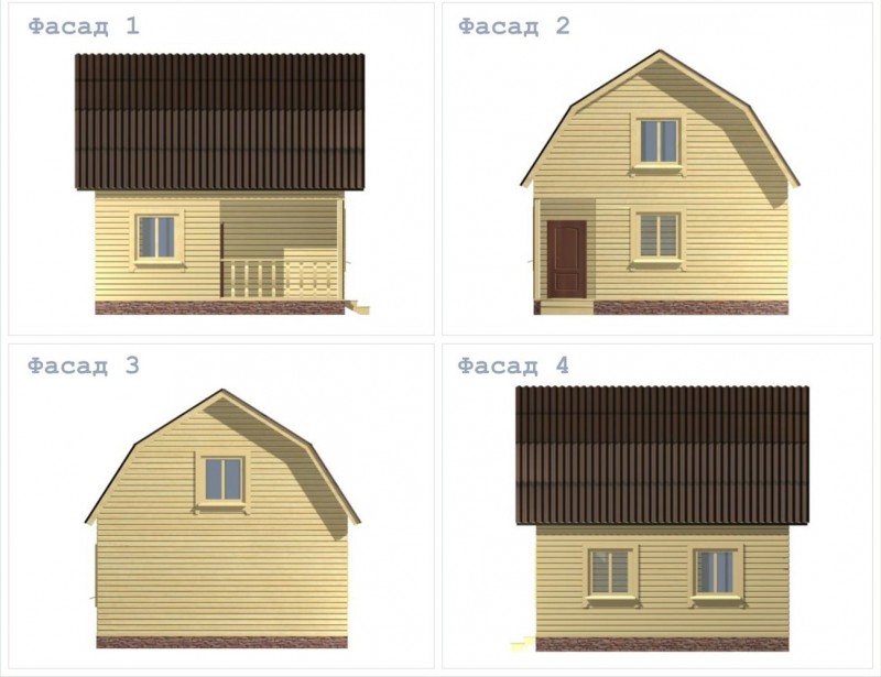 Классический дачный дом ДД-11