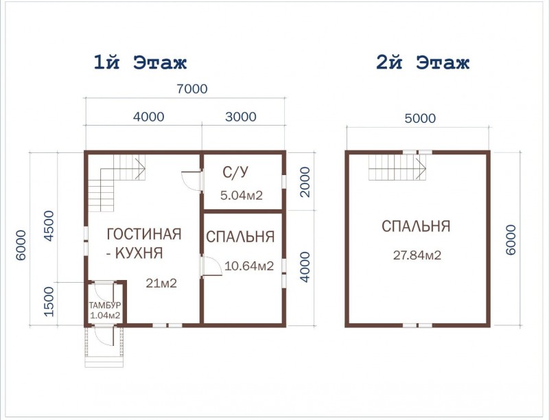 Деревянный дачный дом ДД-18